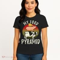My Food Pyramid Meat Eater Carnivore Diet Food Nutrition Fun Women's T-Shirt thumb 4
