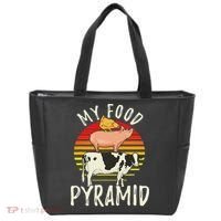 My Food Pyramid Meat Eater Carnivore Diet Food Nutrition Fun Tote Bag thumb 0
