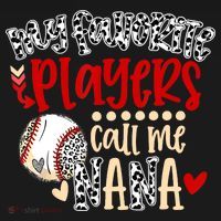 My Favorite Player Calls Me Nana Baseball Apron thumb 3
