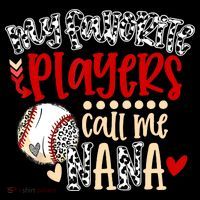 My Favorite Player Calls Me Nana Baseball Women's Hoodie thumb 2