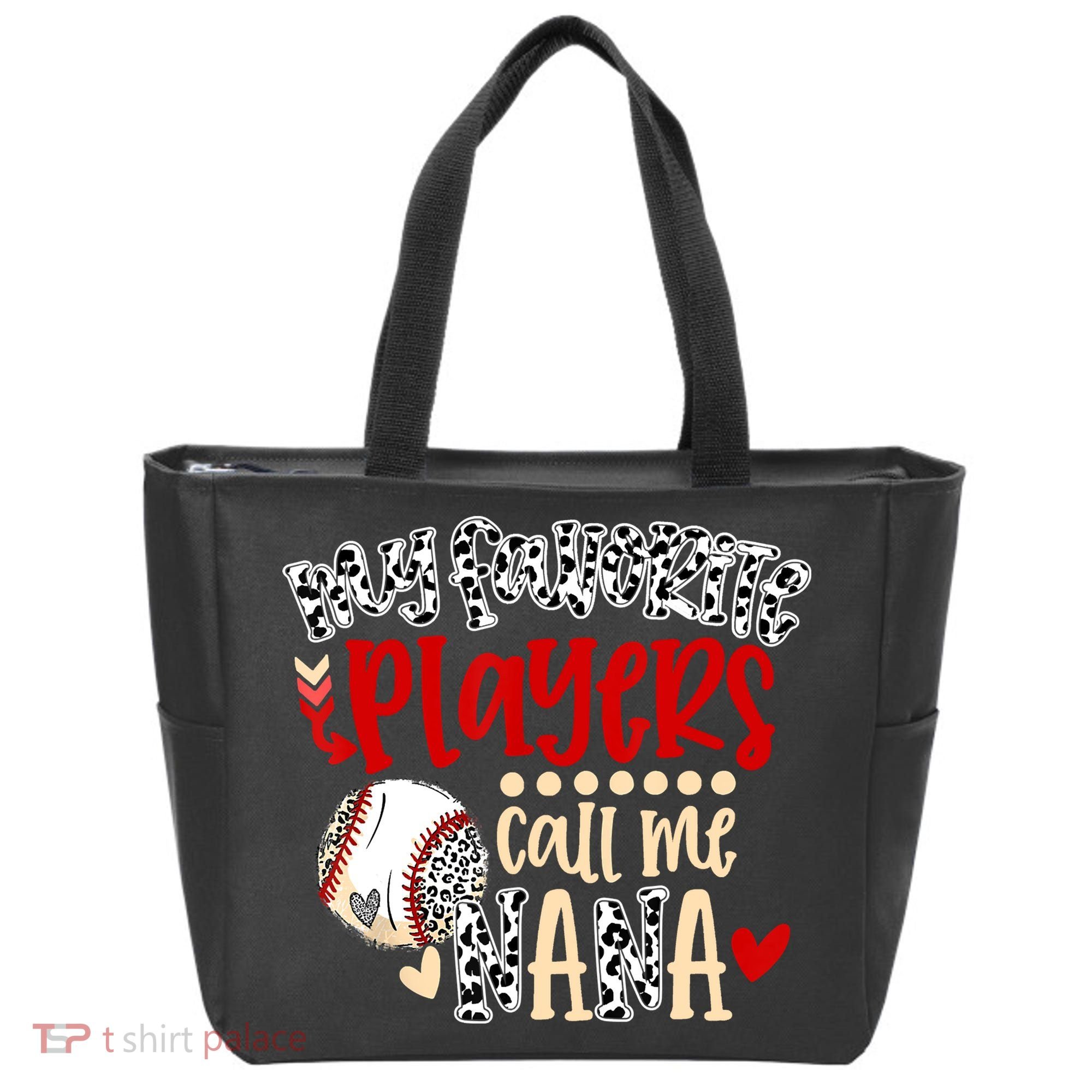 My Favorite Player Calls Me Nana Baseball Tote Bag