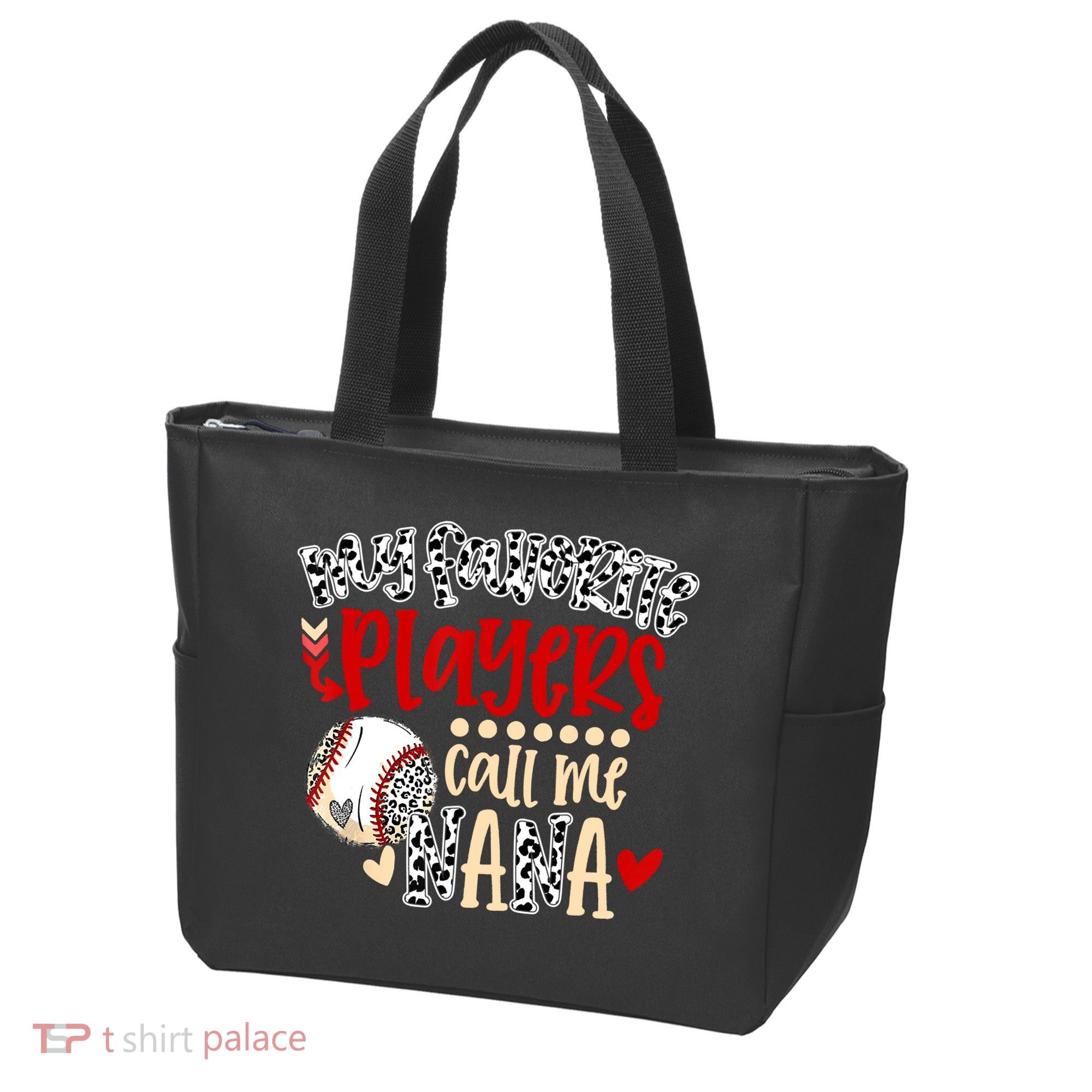 My Favorite Player Calls Me Nana Baseball Tote Bag