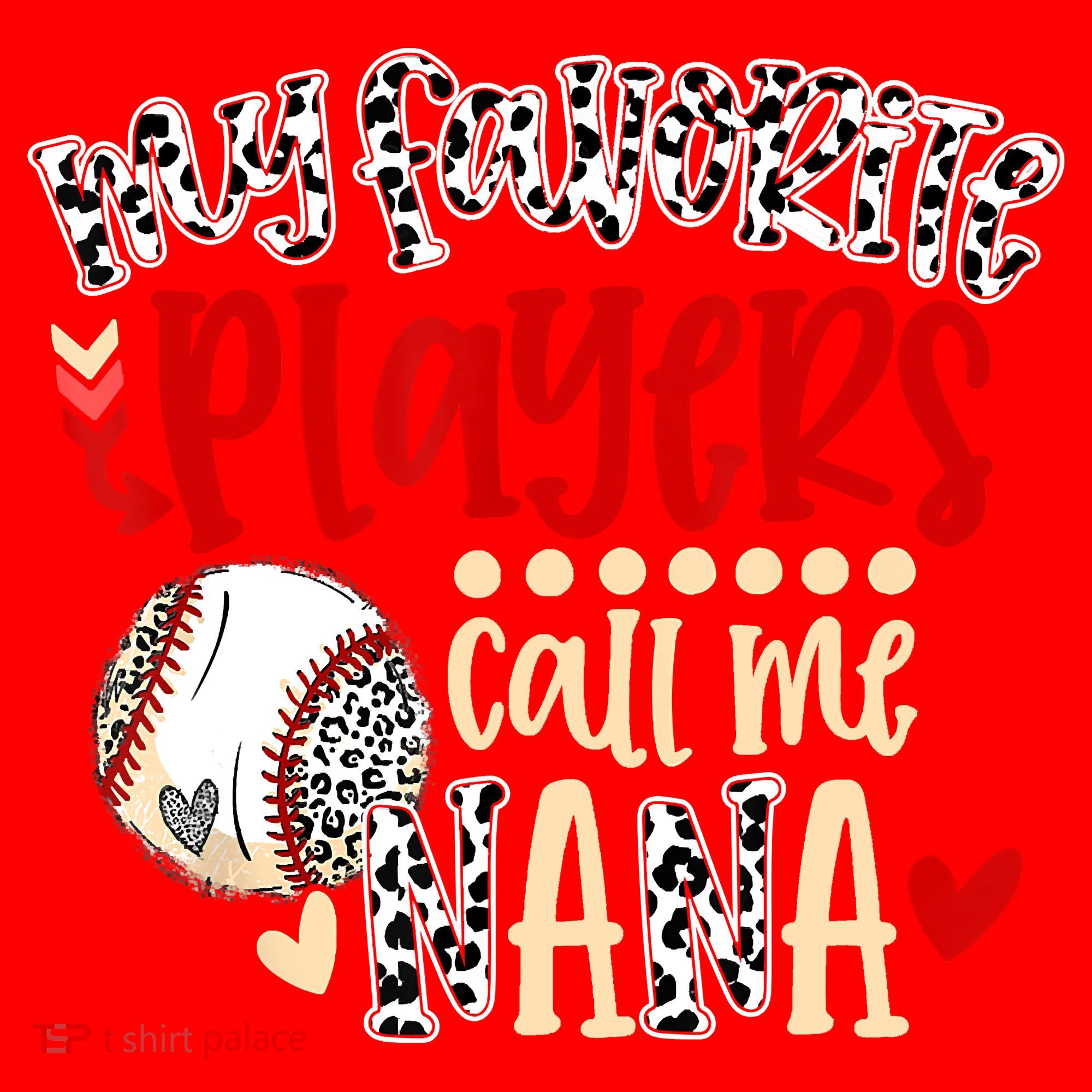 My Favorite Player Calls Me Nana Baseball Santa Hat