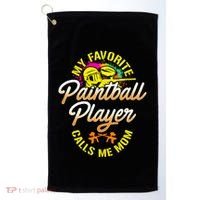 My Favorite Paintball Player Calls Me Mom Cute Gift Golf Towel thumb 0