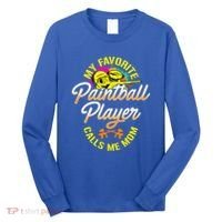 My Favorite Paintball Player Calls Me Mom Cute Gift Long Sleeve Shirt thumb 0