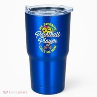 My Favorite Paintball Player Calls Me Mom Cute Gift Tumbler thumb 0