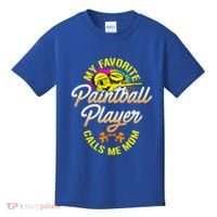 My Favorite Paintball Player Calls Me Mom Cute Gift Kids T-Shirt thumb 0