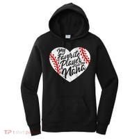 My Favorite Player Calls Me Nana Baseball Heart Cute Grandma Women's Hoodie thumb 0