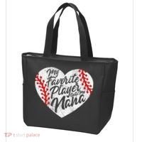 My Favorite Player Calls Me Nana Baseball Heart Cute Grandma Tote Bag thumb 3