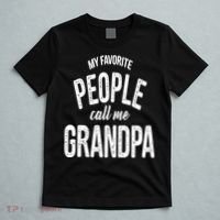 My Favorite People Call Me Grandpa Shirt Funny Fathers Day T-Shirt thumb 5