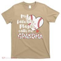My Favorite Player Calls Me Grandma Funny Baseball Grandma T-Shirt thumb 0