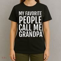 My Favorite People Call Me Grandpa T-Shirt thumb 4
