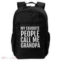 My Favorite People Call Me Grandpa Backpack thumb 0