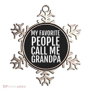 My Favorite People Call Me Grandpa Ornament