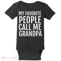 My Favorite People Call Me Grandpa Baby Bodysuit thumb 0