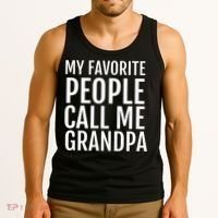 My Favorite People Call Me Grandpa Tank Top thumb 3