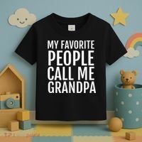 My Favorite People Call Me Grandpa Toddler T-Shirt thumb 3