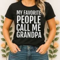 My Favorite People Call Me Grandpa Women's T-Shirt thumb 2