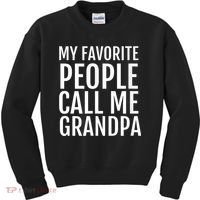 My Favorite People Call Me Grandpa Kids Sweatshirt thumb 0