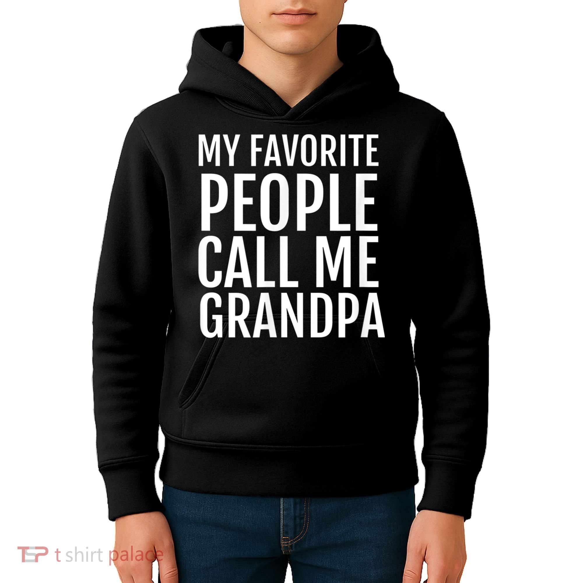 My Favorite People Call Me Grandpa Kids Hoodie