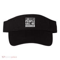 My Favorite People Call Me Boomer Grandfather Fathers Day Visor thumb 0