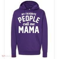 My Favorite People Call Me Mama Hoodie thumb 0