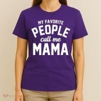 My Favorite People Call Me Mama T-Shirt thumb 4
