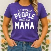 My Favorite People Call Me Mama Women's T-Shirt thumb 2