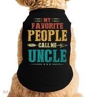 My Favorite People Call Me Uncle Funny Fathers Day Doggie Tank thumb 0