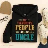 My Favorite People Call Me Uncle Funny Fathers Day Hoodie thumb 4