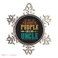 My Favorite People Call Me Uncle Funny Fathers Day Ornament thumb 0