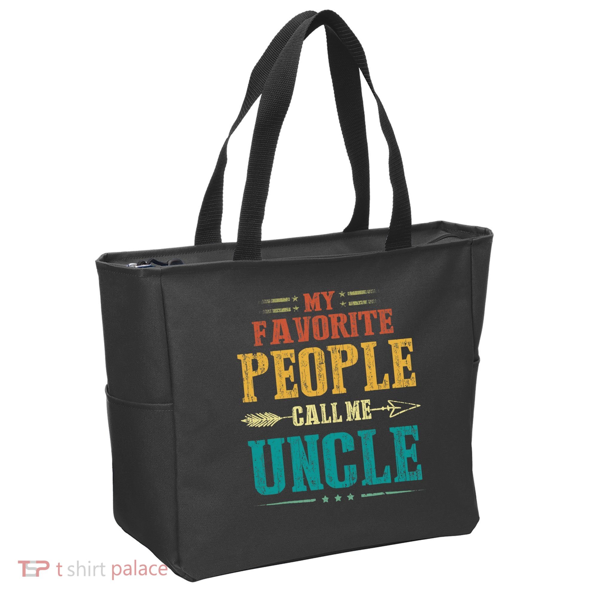 My Favorite People Call Me Uncle Funny Fathers Day Tote Bag