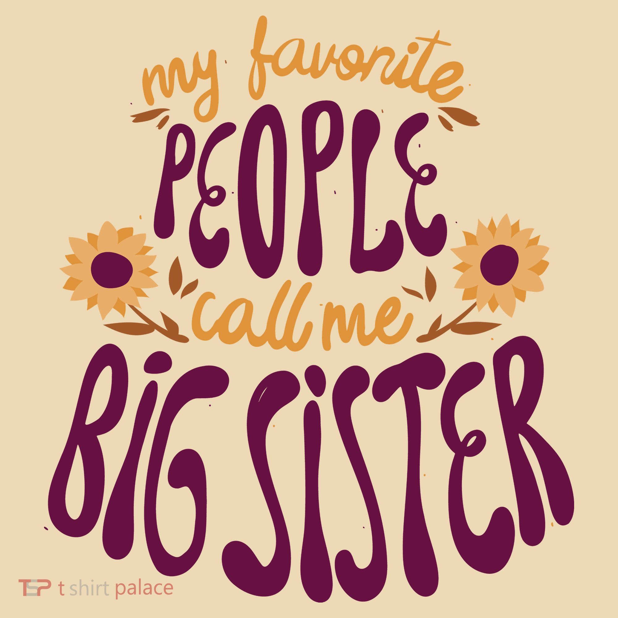 My Favorite People Call Me Big Sister Cute Gift Tote Bag