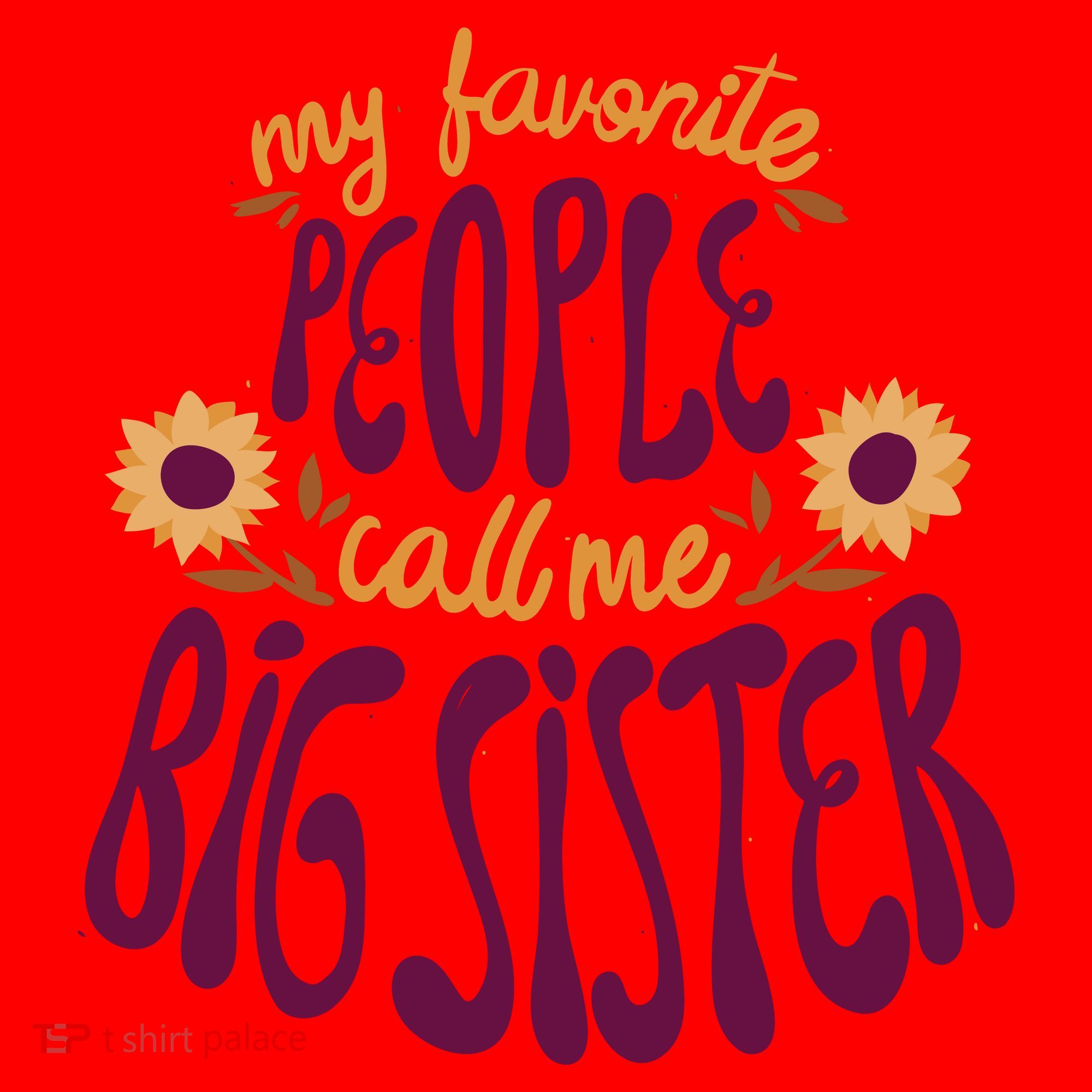 My Favorite People Call Me Big Sister Cute Gift Santa Hat