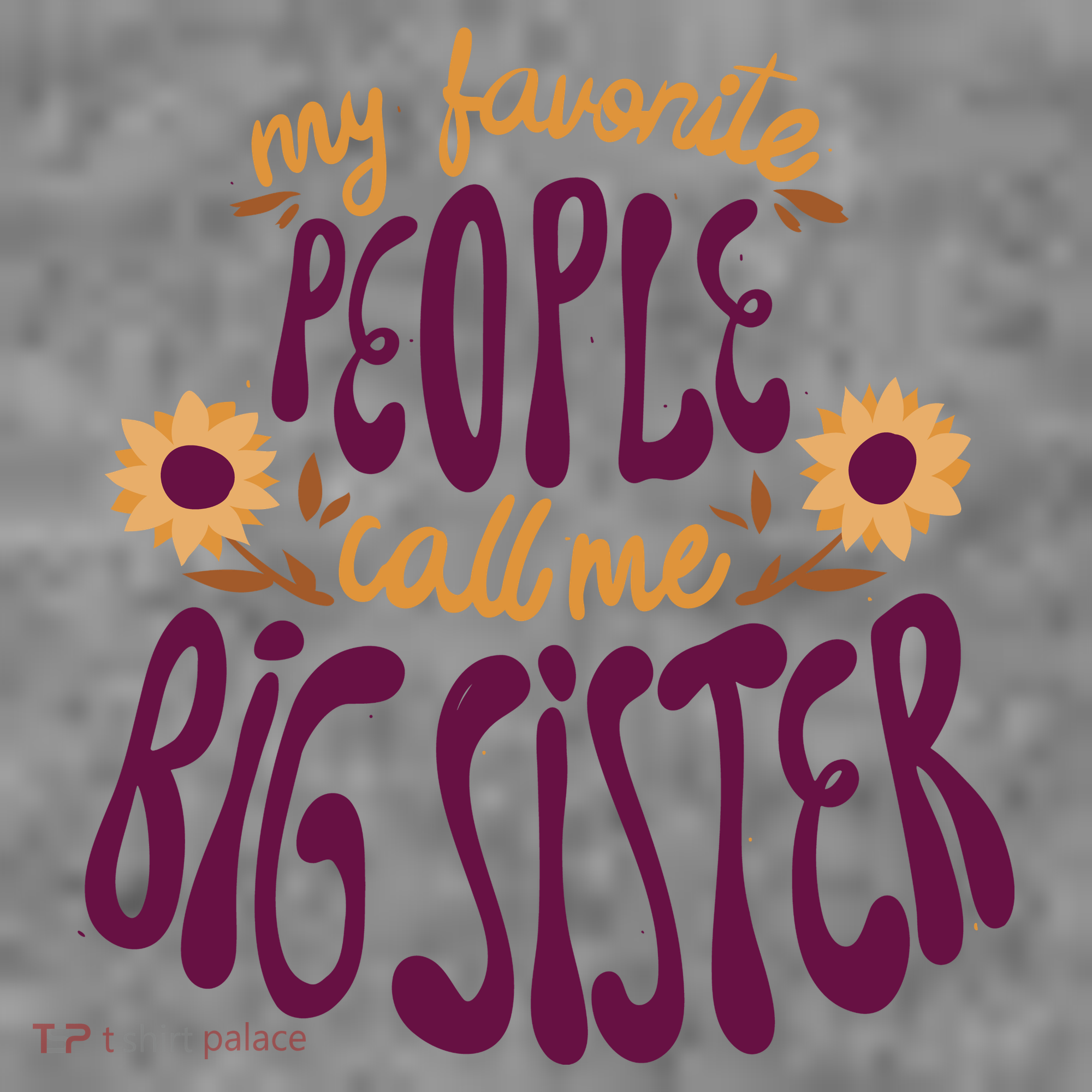 My Favorite People Call Me Big Sister Cute Gift Toddler Hoodie