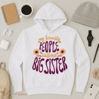 My Favorite People Call Me Big Sister Cute Gift Hoodie thumb 3