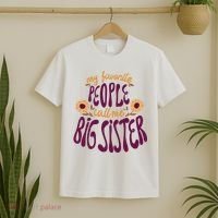 My Favorite People Call Me Big Sister Cute Gift T-Shirt thumb 2