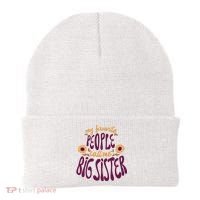 My Favorite People Call Me Big Sister Cute Gift Beanie thumb 0