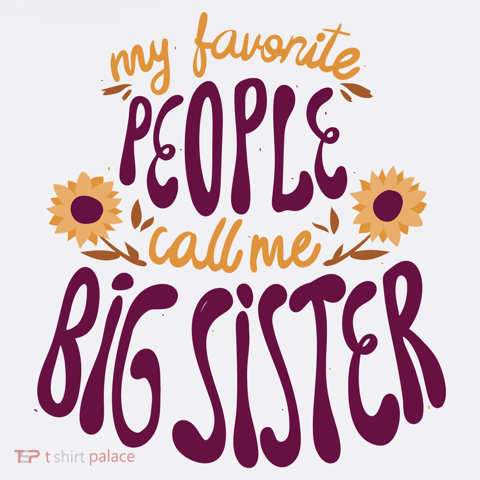 My Favorite People Call Me Big Sister Cute Gift Women's Tank Top