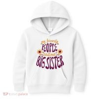 My Favorite People Call Me Big Sister Cute Gift Kids Hoodie thumb 0