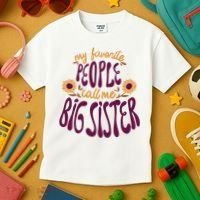 My Favorite People Call Me Big Sister Cute Gift Kids T-Shirt thumb 3