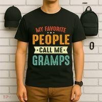 My Favorite People Call Me Gramps T-Shirt thumb 6