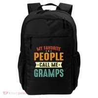 My Favorite People Call Me Gramps Backpack thumb 0
