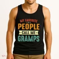 My Favorite People Call Me Gramps Tank Top thumb 3