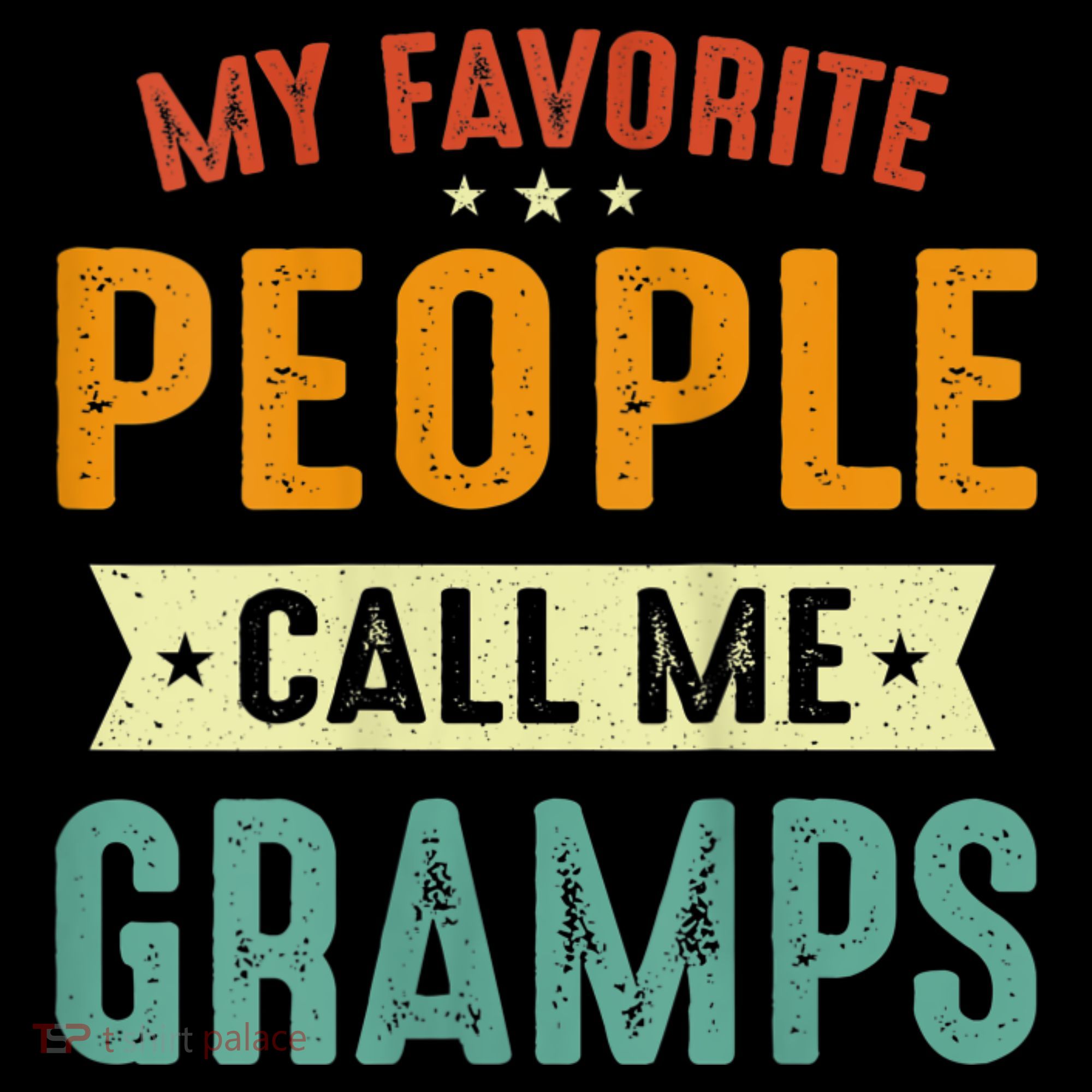 My Favorite People Call Me Gramps Tank Top