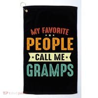 My Favorite People Call Me Gramps Golf Towel thumb 0