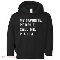 My Favorite People Call Me Papa xmas family matching Toddler Hoodie thumb 0
