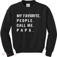 My Favorite People Call Me Papa xmas family matching Kids Sweatshirt thumb 0
