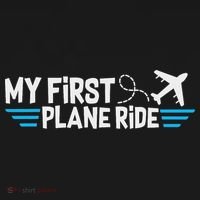 My First Plane Ride My 1st Flight Airplane Hoodie thumb 2