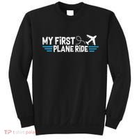 My First Plane Ride My 1st Flight Airplane Sweatshirt thumb 0